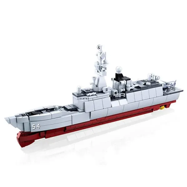 Конструктор SLUBAN M38-B0702 "Model Bricks": Військовий корабель, 1:450, 459 дет.