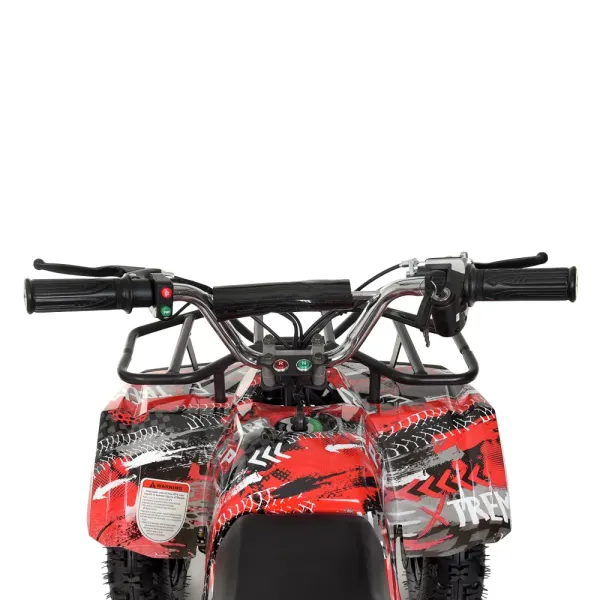 Квадроцикл HB-ATV800AS-3 мотор 800W, 3 акум. 12A/12V, швид. 22 км/ч, до 65 кг, червоний.