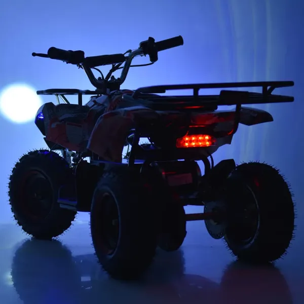 Квадроцикл HB-ATV800AS-3 мотор 800W, 3 акум. 12A/12V, швид. 22 км/ч, до 65 кг, червоний.