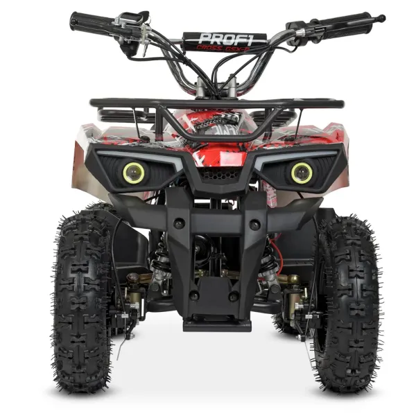 Квадроцикл HB-ATV800AS-3 мотор 800W, 3 акум. 12A/12V, швид. 22 км/ч, до 65 кг, червоний.