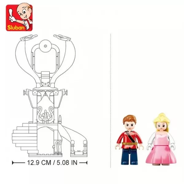 Конструктор SLUBAN M38-B0898 "Girls Dream": Зимові казки Бал в палаці, 447 дет.