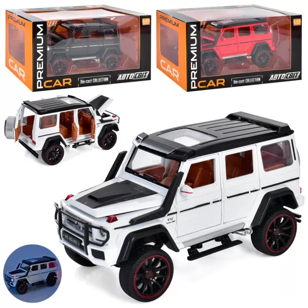 Джип AP-1719 АвтоСвіт, 1:22, мет., інерц., 3 кольори, муз., світло, бат. (табл.), кор., 29-14,5-15см