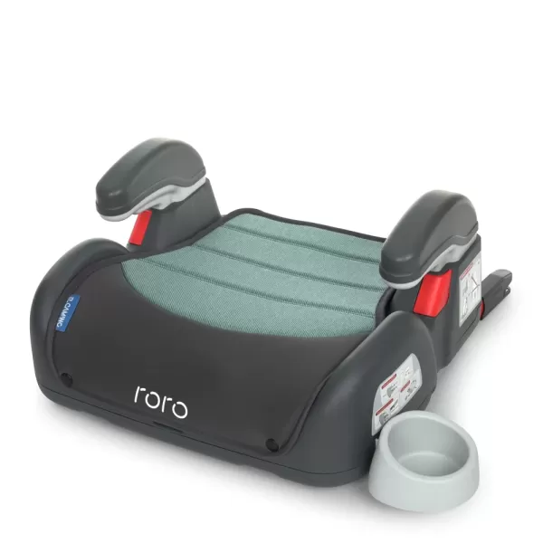 Бустер ME 1144 RORO Isofix Royal Gray дитячий, ізофікс, з підлокотником та підсклянником, льон.