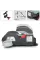 Бустер ME 1144 RORO Isofix Royal Gray дитячий, ізофікс, з підлокотником та підсклянником, льон.