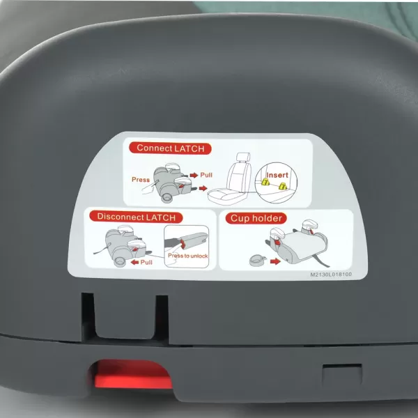 Бустер ME 1144 RORO Isofix Royal Gray дитячий, ізофікс, з підлокотником та підсклянником, льон.