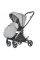 Візок дитячий ME 1078 VERSA Melange Gray прогулян., книжка, кол. 4 шт., чохол, хром. рама, сірий.