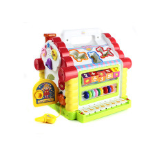 Развивающая игра-сортер "Теремок" Limo Toy 9196 Рзаноцветный