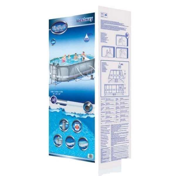 Басейн каркасний Bestway 56448 (488-305-107 см), 10949 л