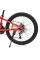 Велосипед MTB2401-1, 24 дюймів, алюмінієва рама 11 Shimano 21SP червоно-чорний
