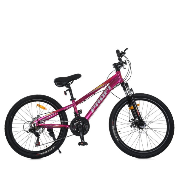 Велосипед MTB2601-3, 26 дюймів, алюмінієва рама 13 Shimano 21SP фуксія