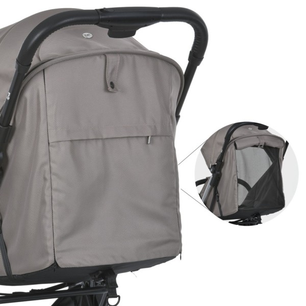 Коляска дитяча прогулянкова LINK ME 1129 Beige Striped