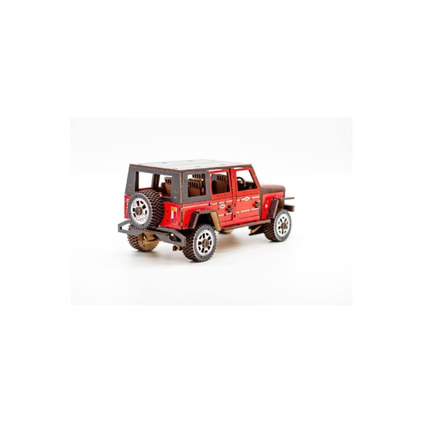 Дерев'яний 3D конструктор "Джип Wrangler" Арт-25162, 162 деталі