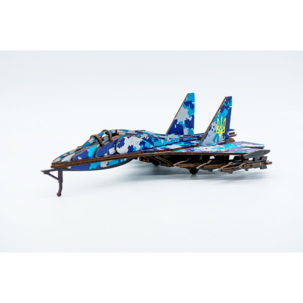 Дерев'яний 3D конструктор "МІГ-29" Арт-00654, 94 деталі