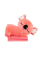 Дитяча м'яка іграшка "Коала" L1129(Pink) іграшка з пледом, розмір 50 см