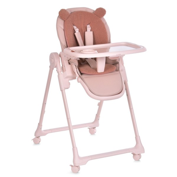 Стільчик для годування CRYSTAL ME 1037 Bear Pink