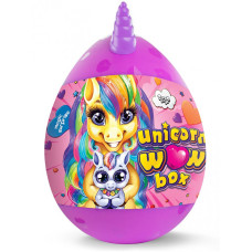Набір для творчості в яйці "Unicorn WOW Box" UWB-01-01U для дівчаток  Фіолетовий