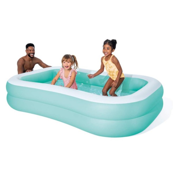 Дитячий надувний басейн 57181(Turquoise) 229 х 152 х 48 см