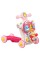 Дитячі ходунки-каталка "Перші кроки 4 в 1" HUANGER HE0827(Pink) музичні