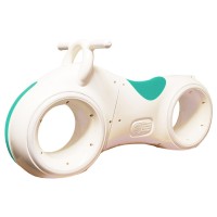 Дитячий толокар Трон Космо-байк Bluetooth Keedo HD-K06  Біло-Зелений
