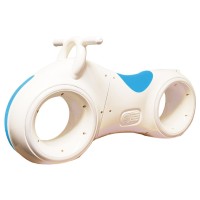 Дитячий толокар Трон Космо-байк Bluetooth Keedo HD-K06  Біло-Синій