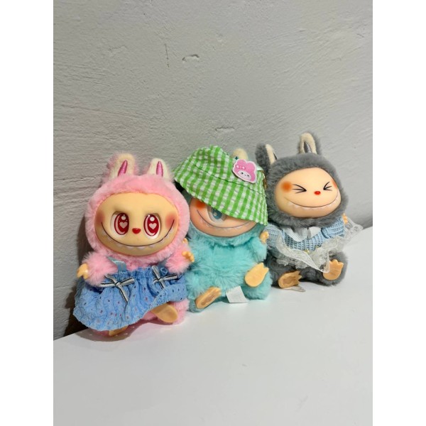 Дитяча м'яка іграшка-брелок The Monsters Labubu Labubu15 в асортименті