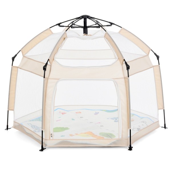 Дитячий манеж MR 1512 Ivory Beige 146×127×110 см