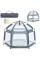 Дитячий манеж MR 1512 Silver Mist 146×127×110 см