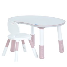 Дитячий столик M 6179-8 висота 42х53 см, 1 стільчик