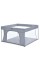 Дитячий манеж SWIFT 4 ME 1196 Gray 127х127х74,5 см