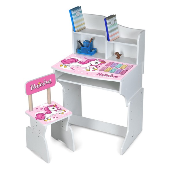 Дитяча парта M 904-2 висота 3 положення, зі стільчиком