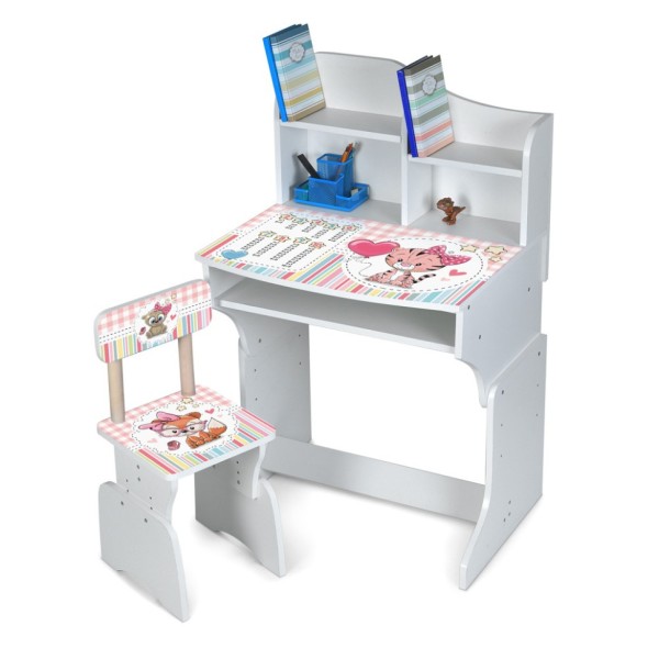 Дитяча парта M 904-5 висота 3 положення, зі стільчиком