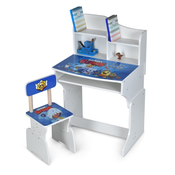 Дитяча парта M 904-7 висота 3 положення, зі стільчиком
