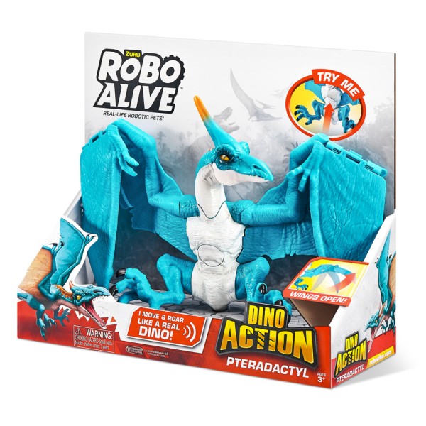 Інтерактивна іграшка Птеродактиль Pets & Robo Alive 7173 зі звуком
