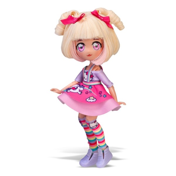 Дитяча лялька "Цукерка Єдиноріг" 4SF Manga Dolls HKTF0400 серії "Hello Kitty"