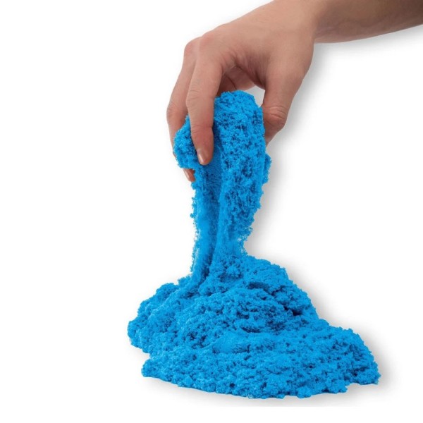 Пісок для дитячої творчості "COLOUR" Kinetic Sand 71453B, синій 907 г