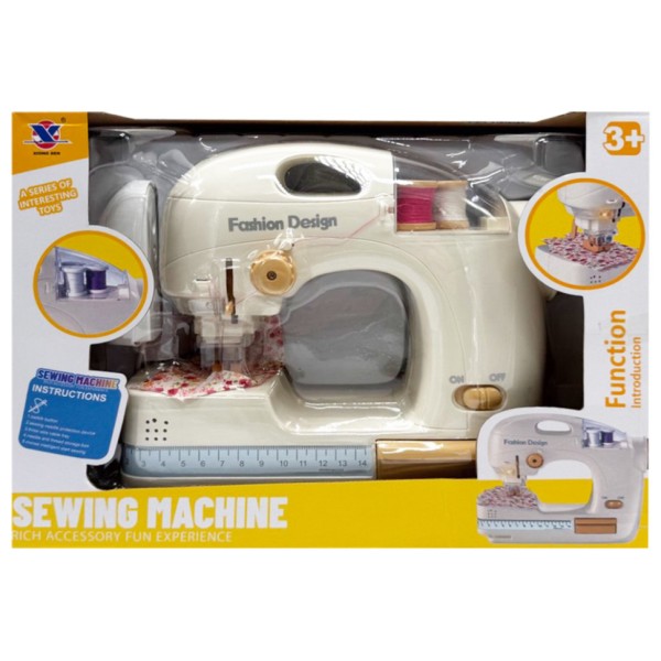 Дитяча побутова техніка "Швейная машинка" XS-25055(White) світлові та звукові ефекти