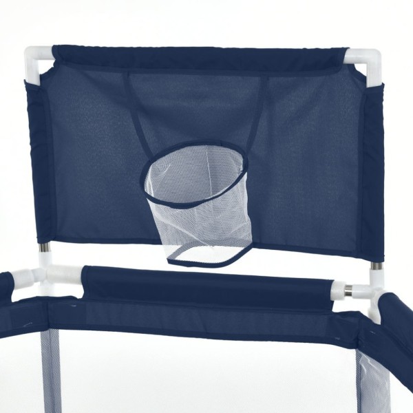 Дитяче ліжко-манеж MR 1340-BL, ширина з ніжками 132 см