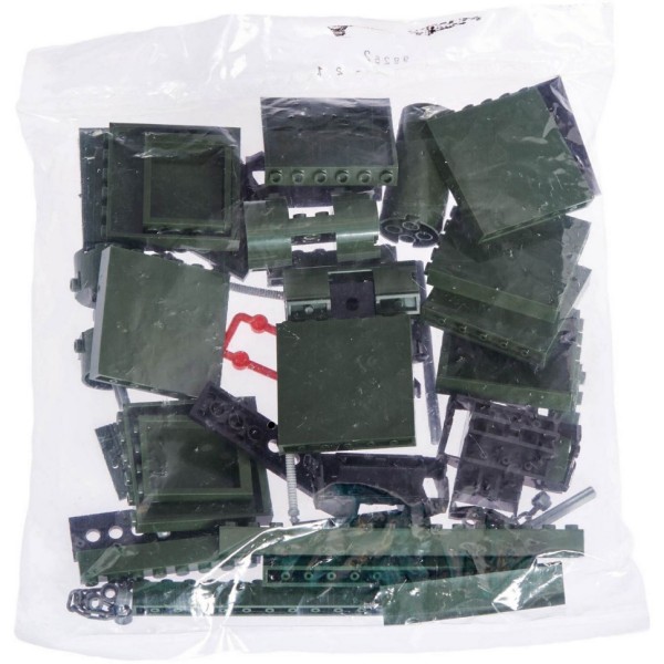 Конструктор "Потяг DF2159 з рейками" 98252 Військовий потяг