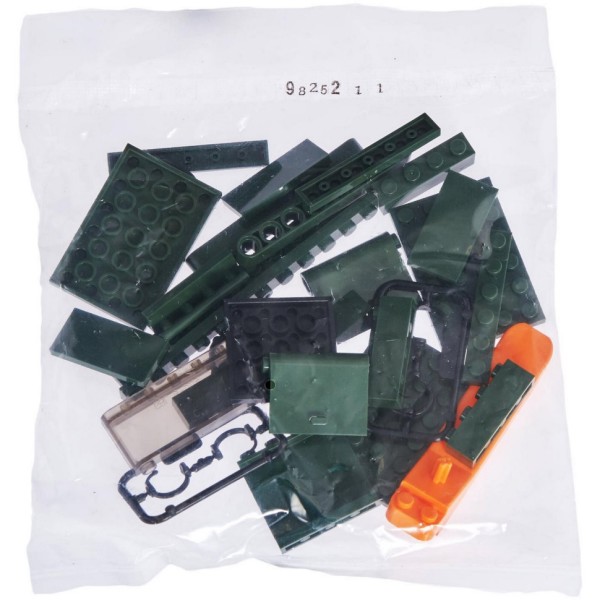 Конструктор "Потяг DF2159 з рейками" 98252 Військовий потяг