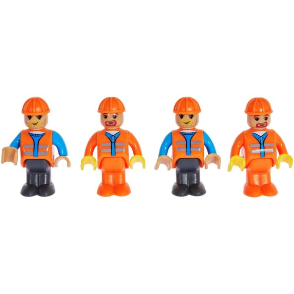 Конструктор "Потяг DPK32 з рейками" 98253 Залізничний путеукладач