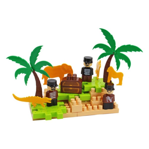 Дитячий розвиваючий конструктор "Pirate island" 2642TXK 170 деталей