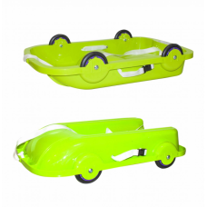 Санки дитячі універсальні 2 в 1 06550/1/3/4 на колесах  Салатові