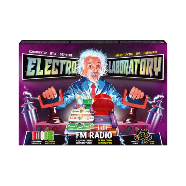 Електронний конструктор "Electro Laboratory. Radio+Piano" Danko Toys ELab-01-03  FMRadio