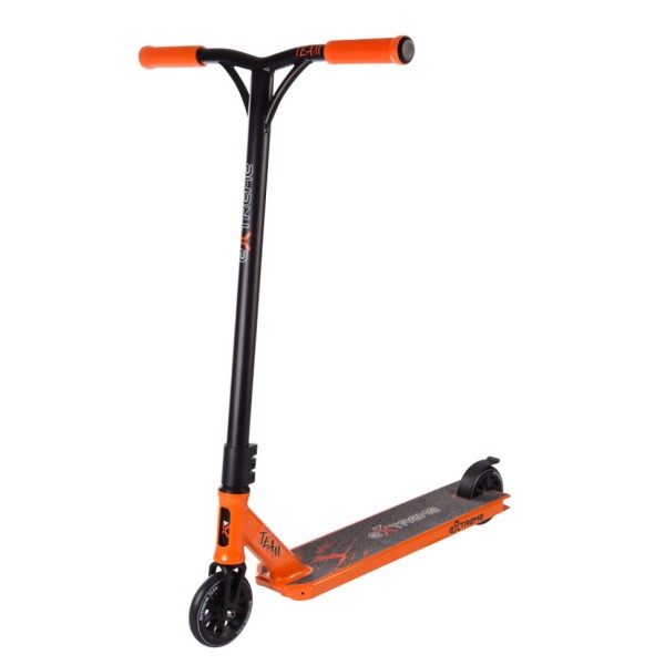 Самокат трюковий 2-х колісний TR21009 (RL7T) Extreme Motion TEAM, PU 110 мм  Помаранчевий