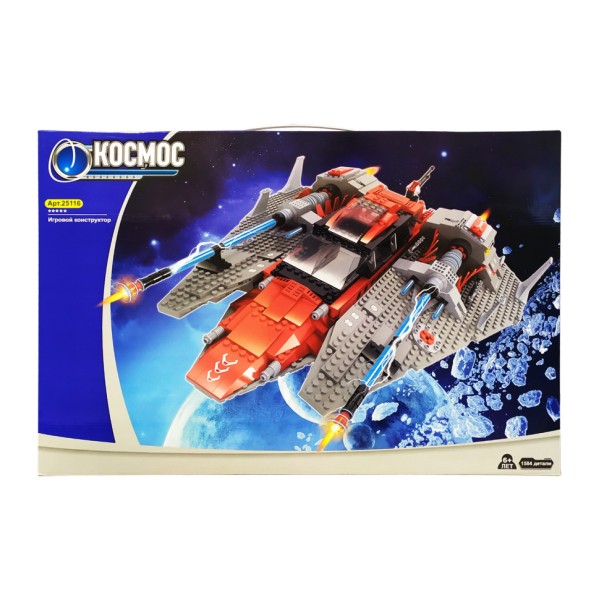 Дитячий конструктор "Космоліт" Keedo 25116, 1584 елемента