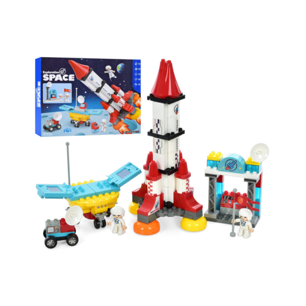 Дитячий конструктор "Космічна ракета" Bambi 5455 126 деталей