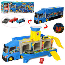 Іграшкова Вантажівка-паркінг "Гонка" HW-118, 3 машинки