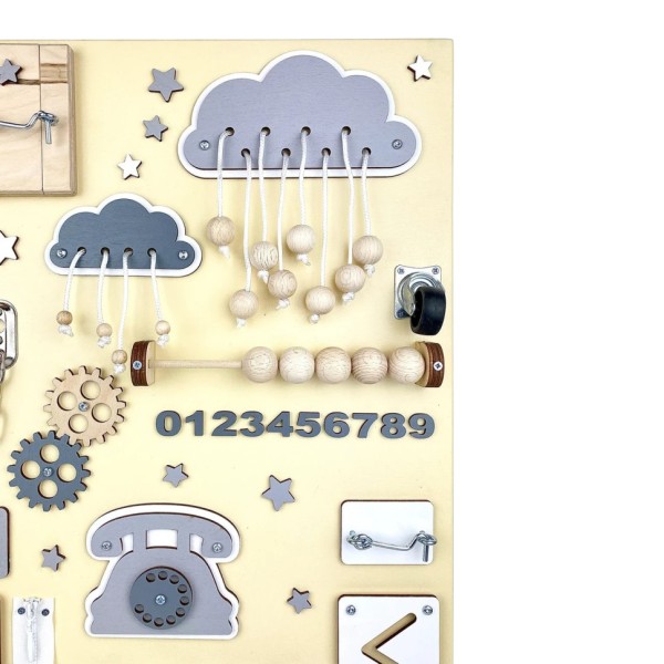 Розвиваюча іграшка для малюків Бізіборд TG100007, 60х40 см, Жовтий