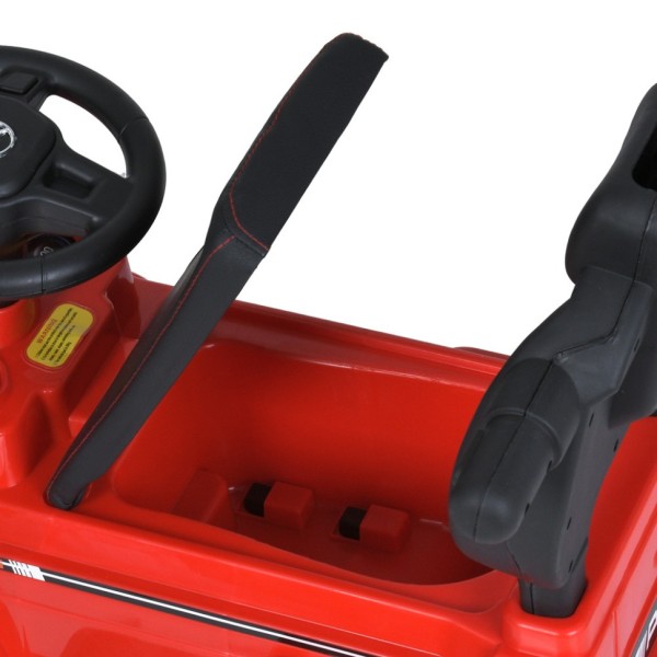 Дитяча каталка-толокар M 5043L-3 червоний, з батьківською ручкою