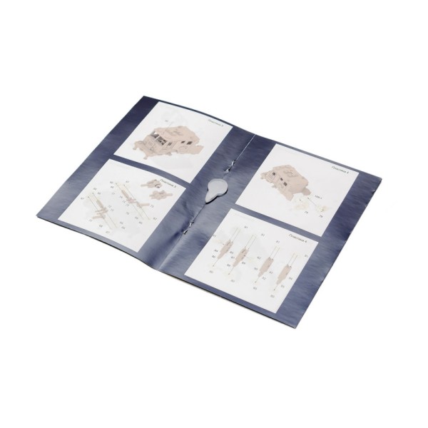 Дерев'яний 3D конструктор "Пожежна машина" Puz-00921, 318 деталей